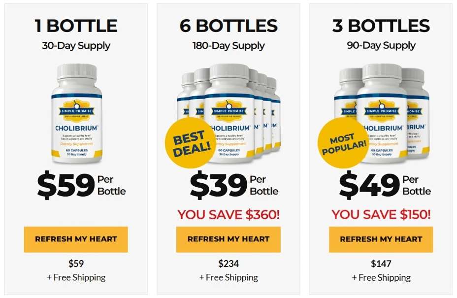 Cholibrium Price Packages